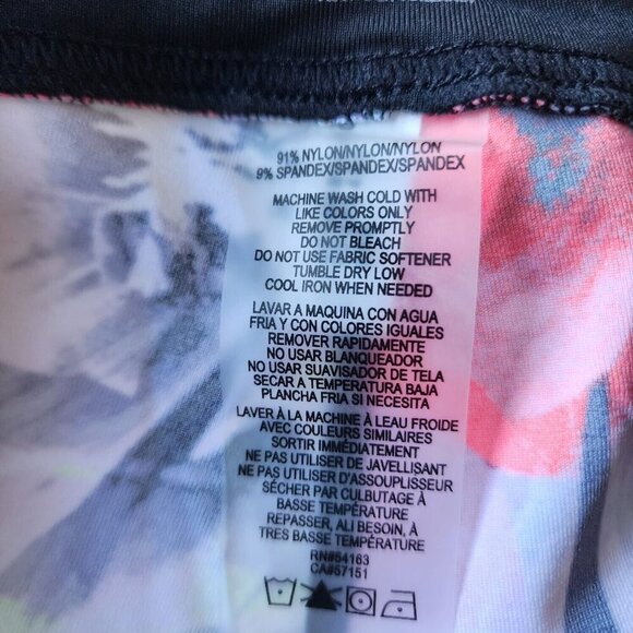 Calvin Klein Women's Multicolor Floral Elastic Waist Legging Medium - Picture 5 of 10